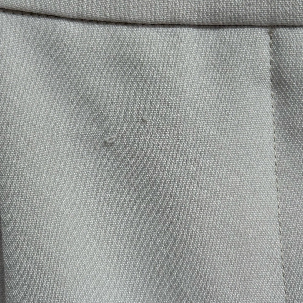 Abercrombie Sloane Tailored Wide Leg Pants 16 Short Light Beige Office High Rise - Picture 7 of 11